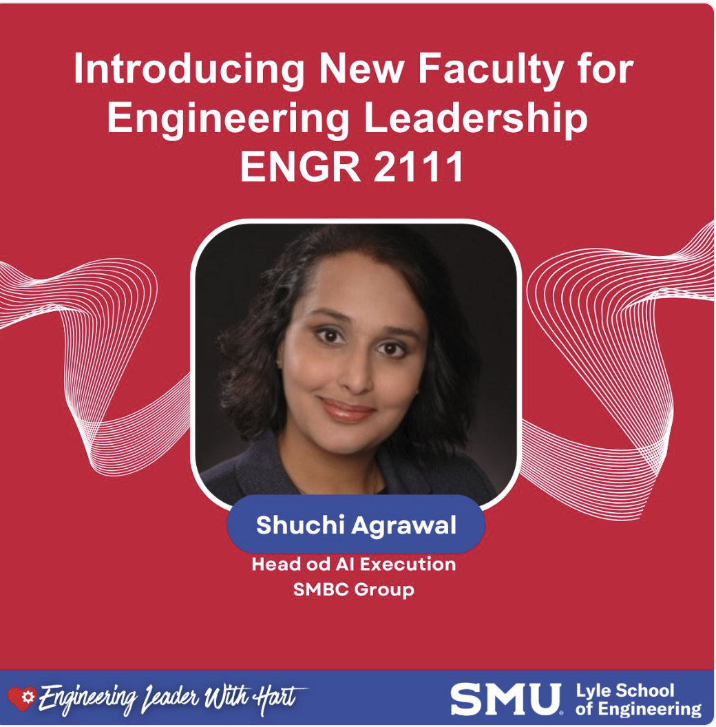 SMU Lyle School of Engineering new faculty announcement