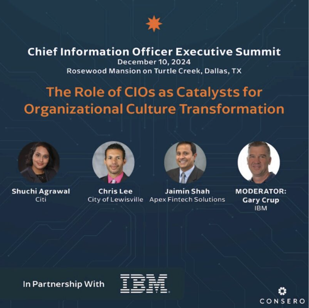 Chief Information Officer Executive Summit panel in Dallas